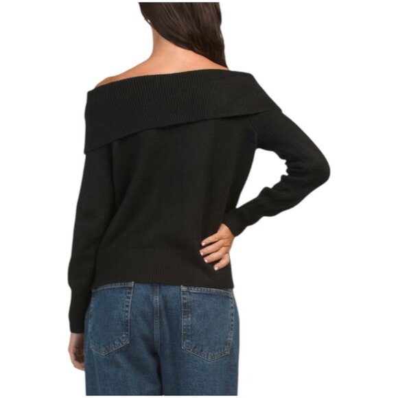 DESIGN HISTORY Off The Shoulder Sweater - Picture 2 of 2